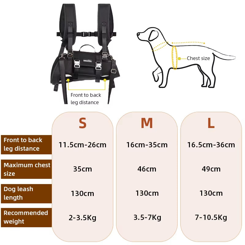 Ultimate Outdoor Dog Backpack Carrier - Comfortable, Breathable, and Spine-Safe for Hiking Adventures!