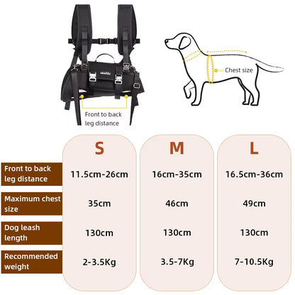 Ultimate Outdoor Dog Backpack Carrier - Comfortable, Breathable, and Spine-Safe for Hiking Adventures!